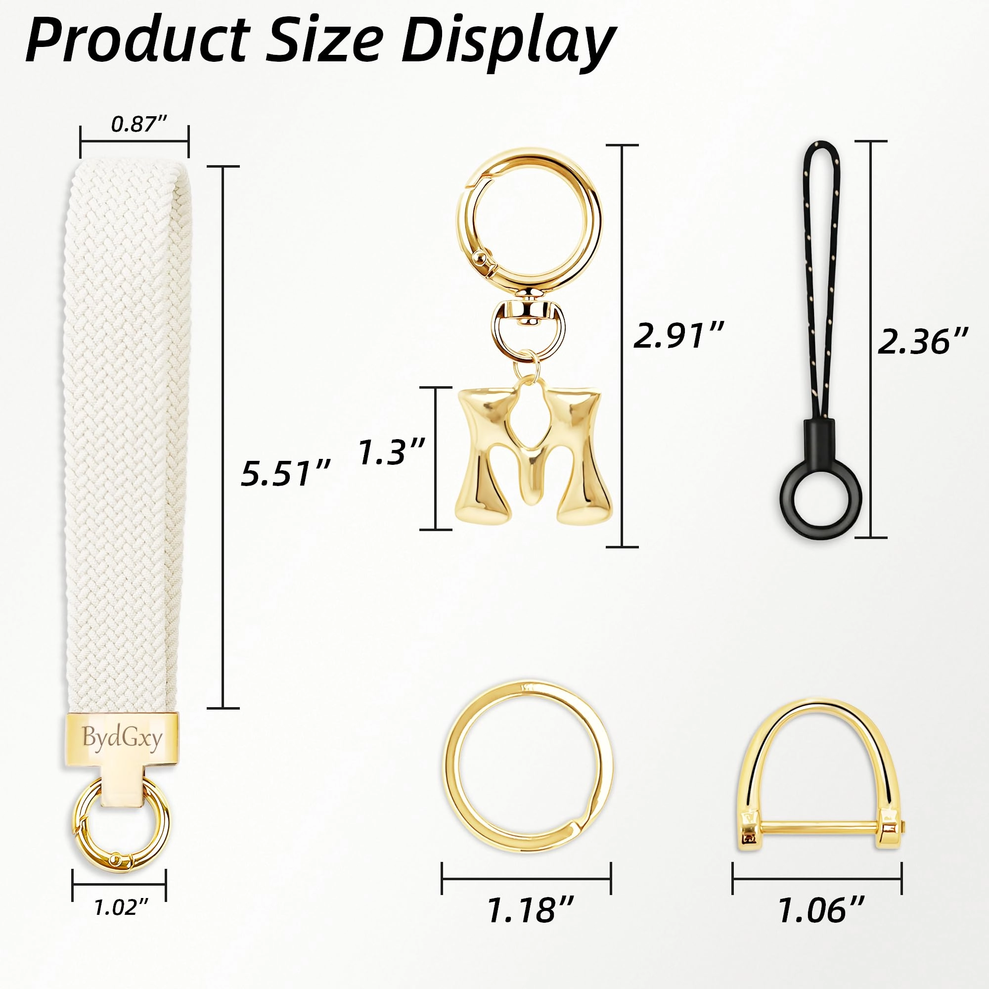 Initial Keychain - Letter