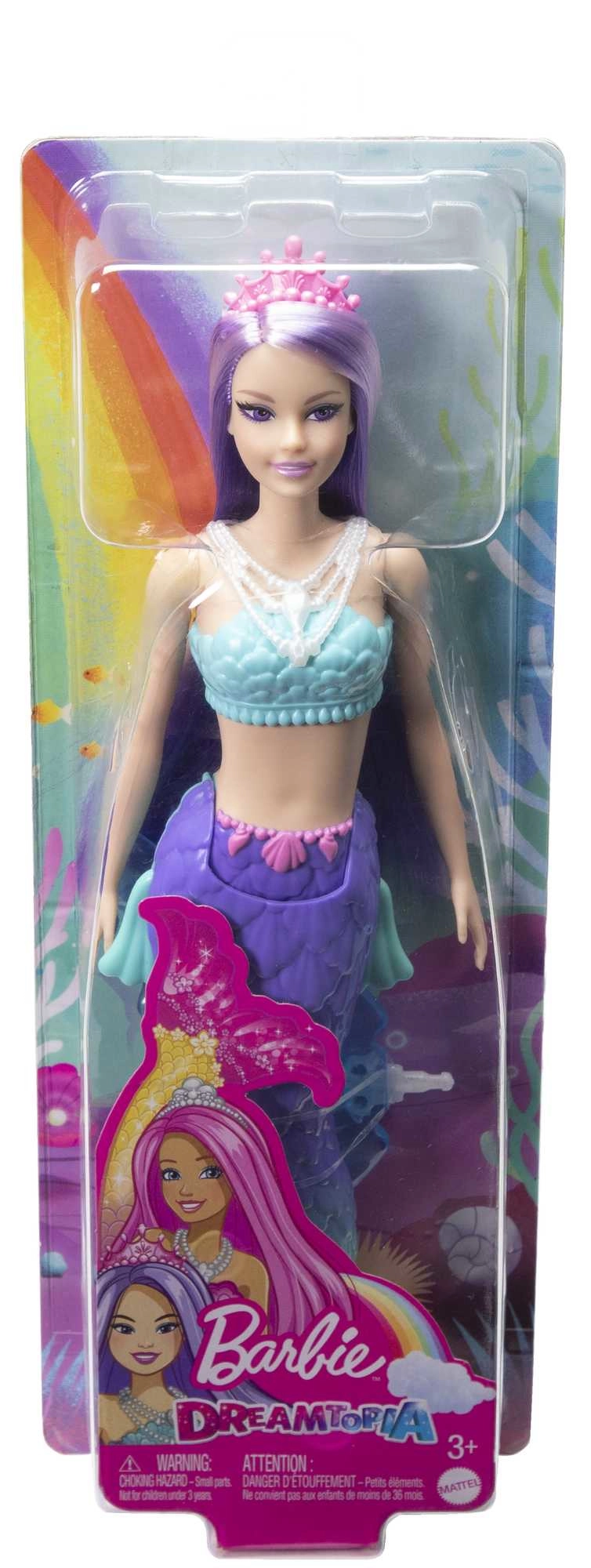 Barbie Dreamtopia Dress-Up Doll - 2-in-1 transformation 8 pieces Ages 36 month(s)+