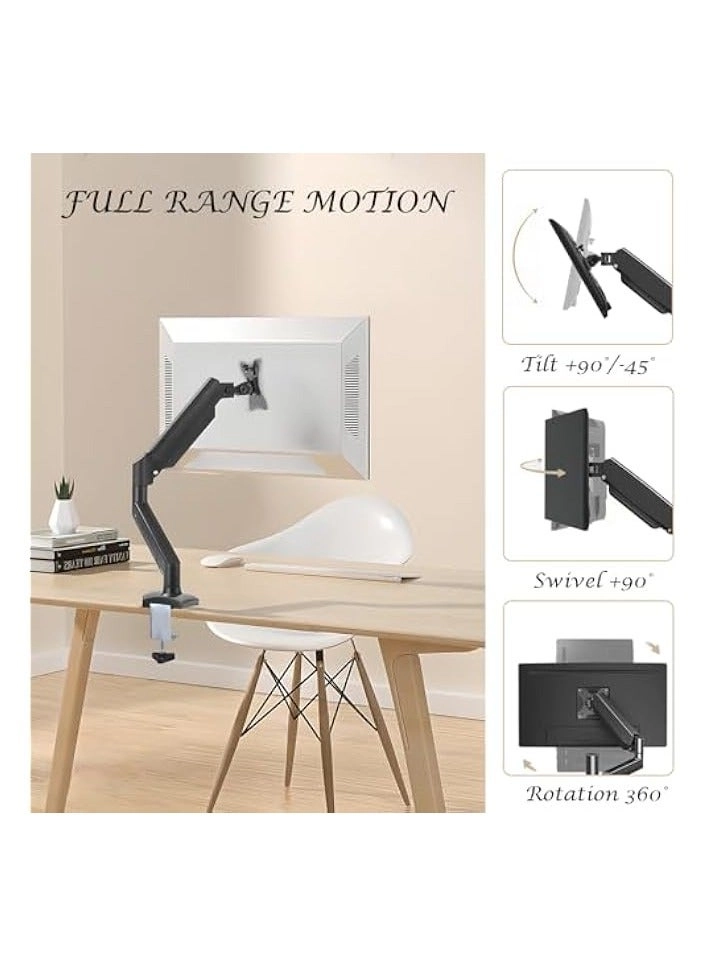 Monitor Mount Arm - Single 20 to 32 inches 75x75mm and 100x100mm