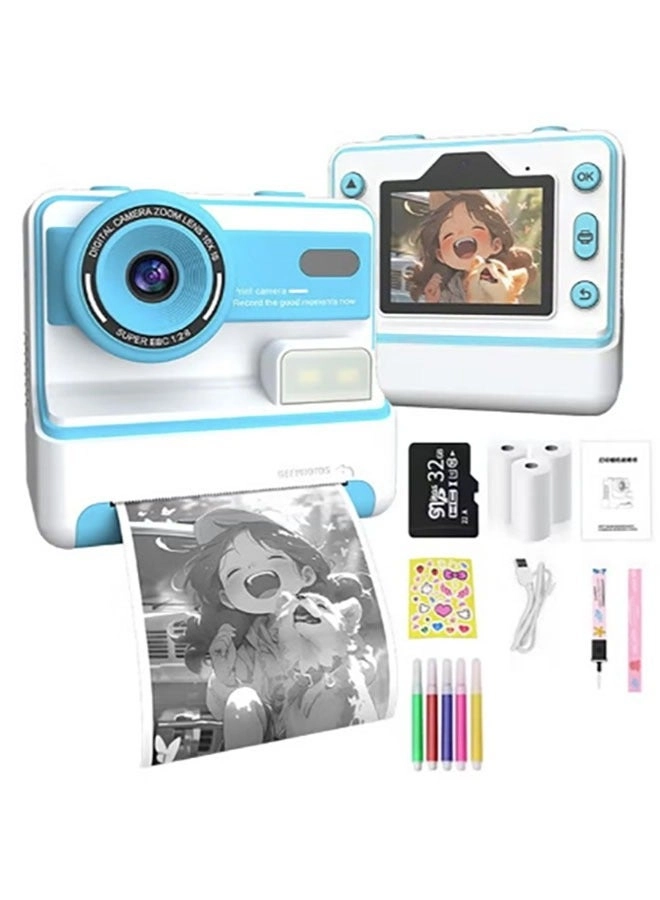 Bukela Emoji Camera - Printable 2.4-inch Display 32 Tf Card