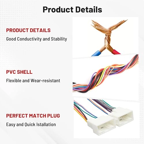 Radio Wire Harness - 2013-2017 Hyundai Elantra/Santa Fe, 2014-2018 Kia Forte Sorento