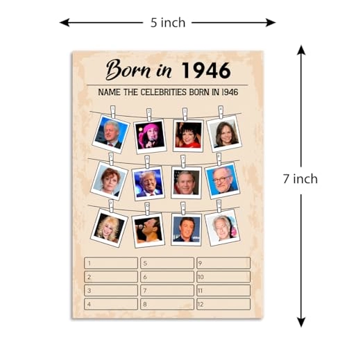 80th Birthday Party Games - Adult 30 piece(s)