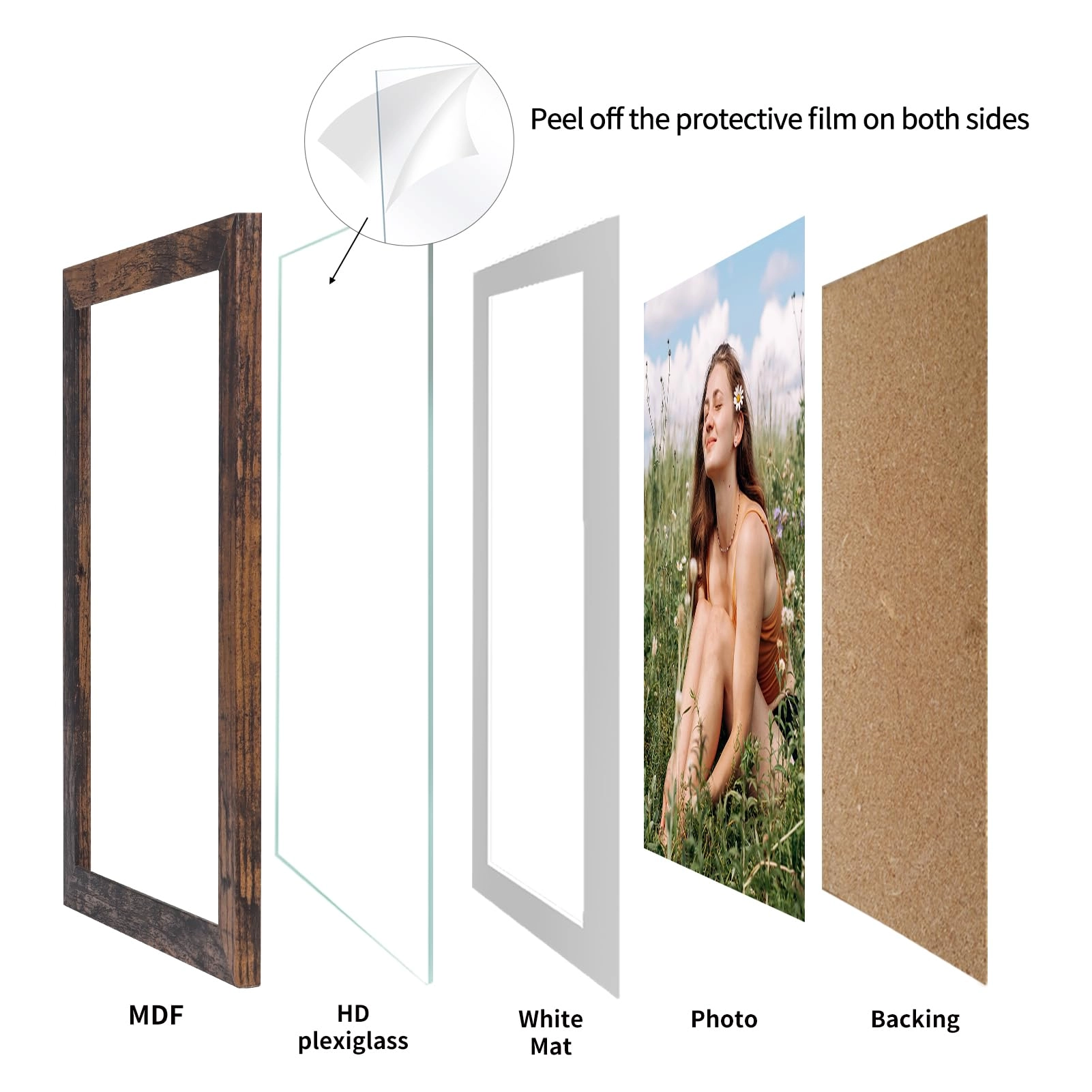 Photo Frames - 4x6/5x7 Pack