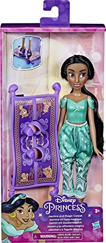 Jasmine Fashion Doll - Everyday Adventures + Magic Carpet - With Wheels Ages 3+