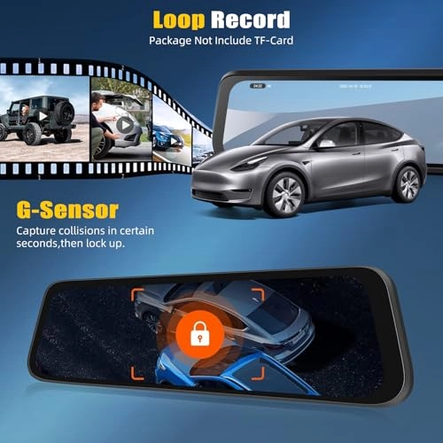 Mirror Dash Cam - 1920*1080P 30FPS