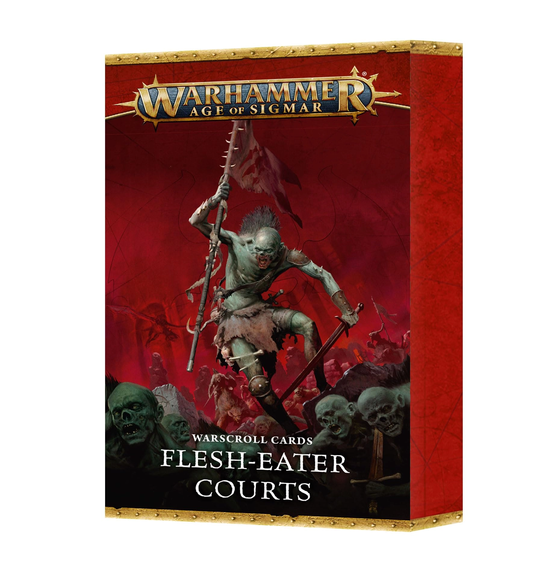 Games Workshop Flesh-Eater Courts Warscroll Cards - 4th Edition 40 Cards