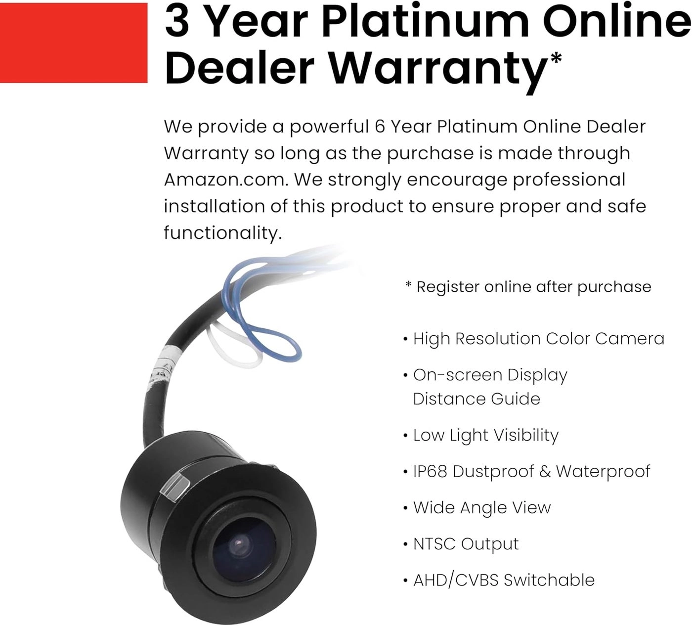 Deluxe Universal Headrest Bracket - Wide-angle view Flush-mount installation