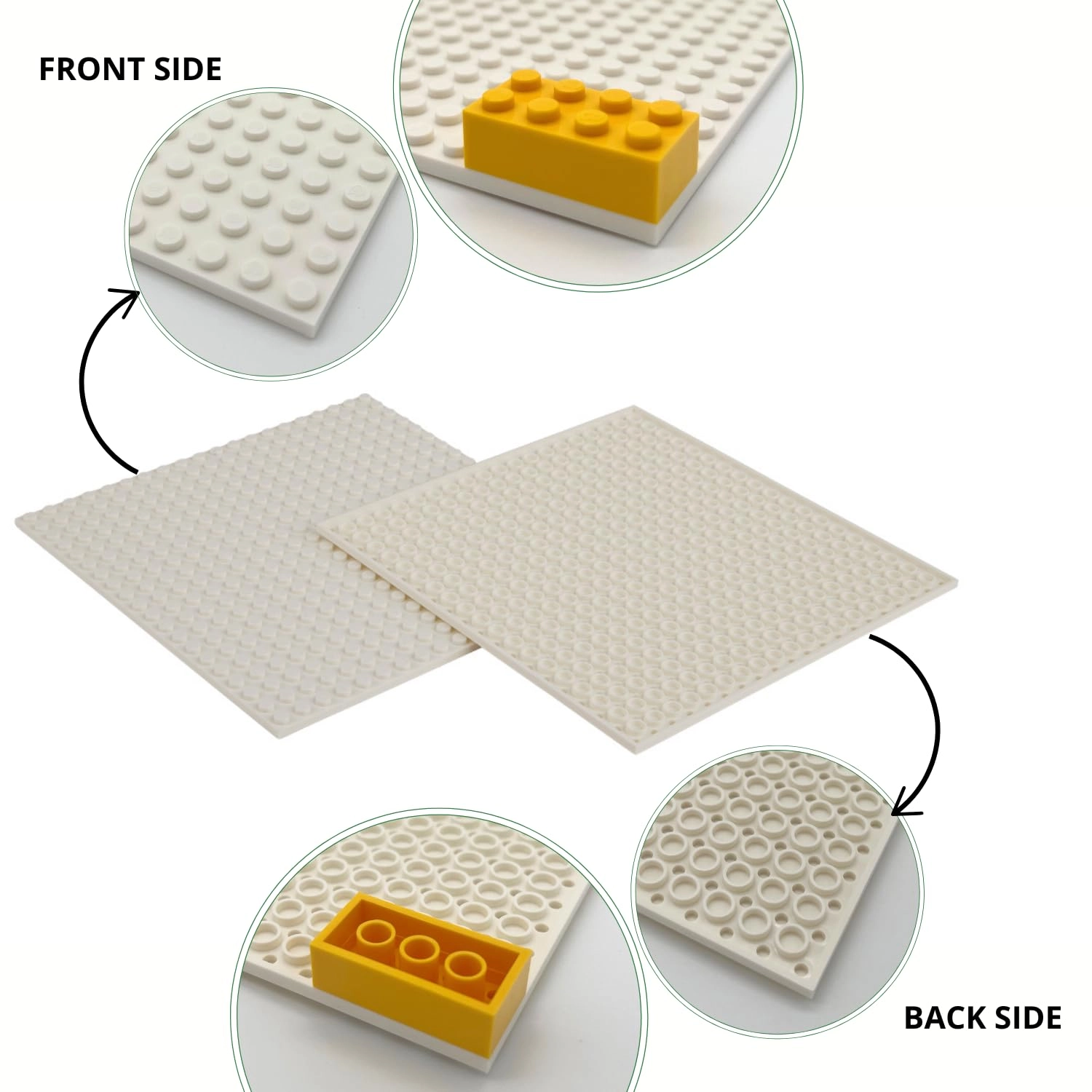 Classic Baseplate - 4 pcs