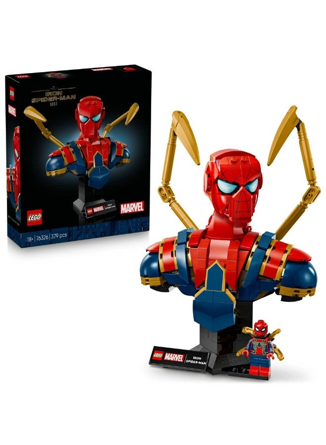 LEGO Marvel Iron Spider-Man Bust (76326) - Display Model includes Minifigure