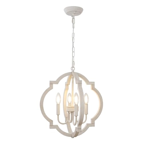 Wooden Chandelier - Dimmable