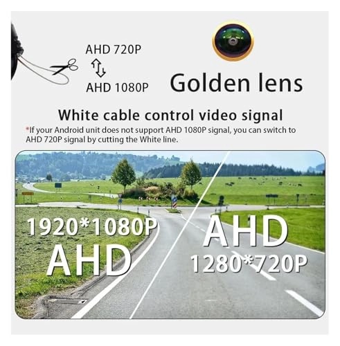 Rear View Parking Camera - Night Vision Wire