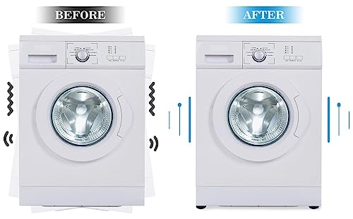 Anti Vibrant Pads - Washing Machine 4 Pack Black