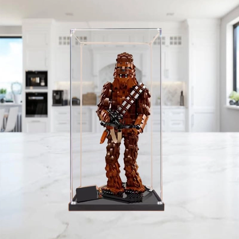 Clear Acrylic Display Case - Chewbacca LegoSW