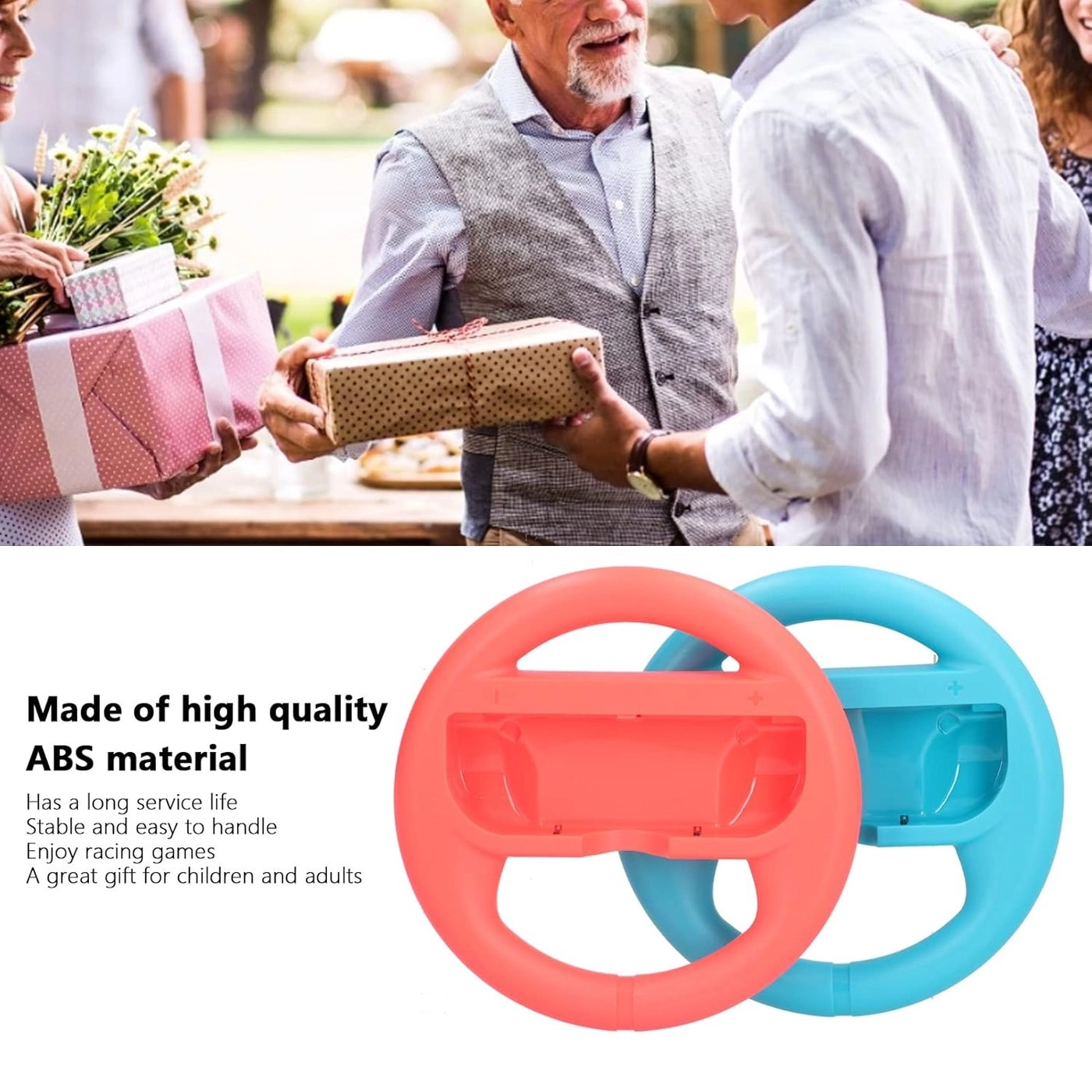 Steering Wheel - Red and blue Switch