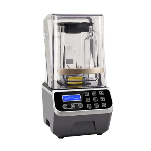Soundproof Smoothie Machine with Hood - 6-blade three-dimensional blade, High-speed vortex, Noise-reducing sound insulation