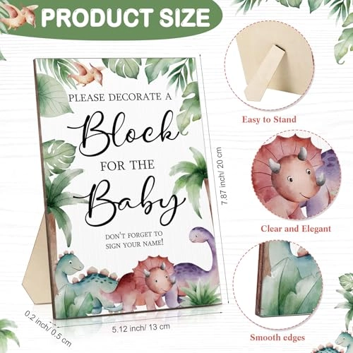 Baby Shower Games Sign - 75 Pcs