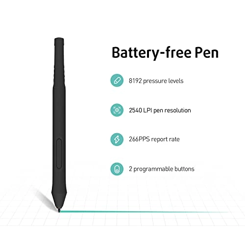 P3-1060B - 10 x 6.22 inches 8192 Levels