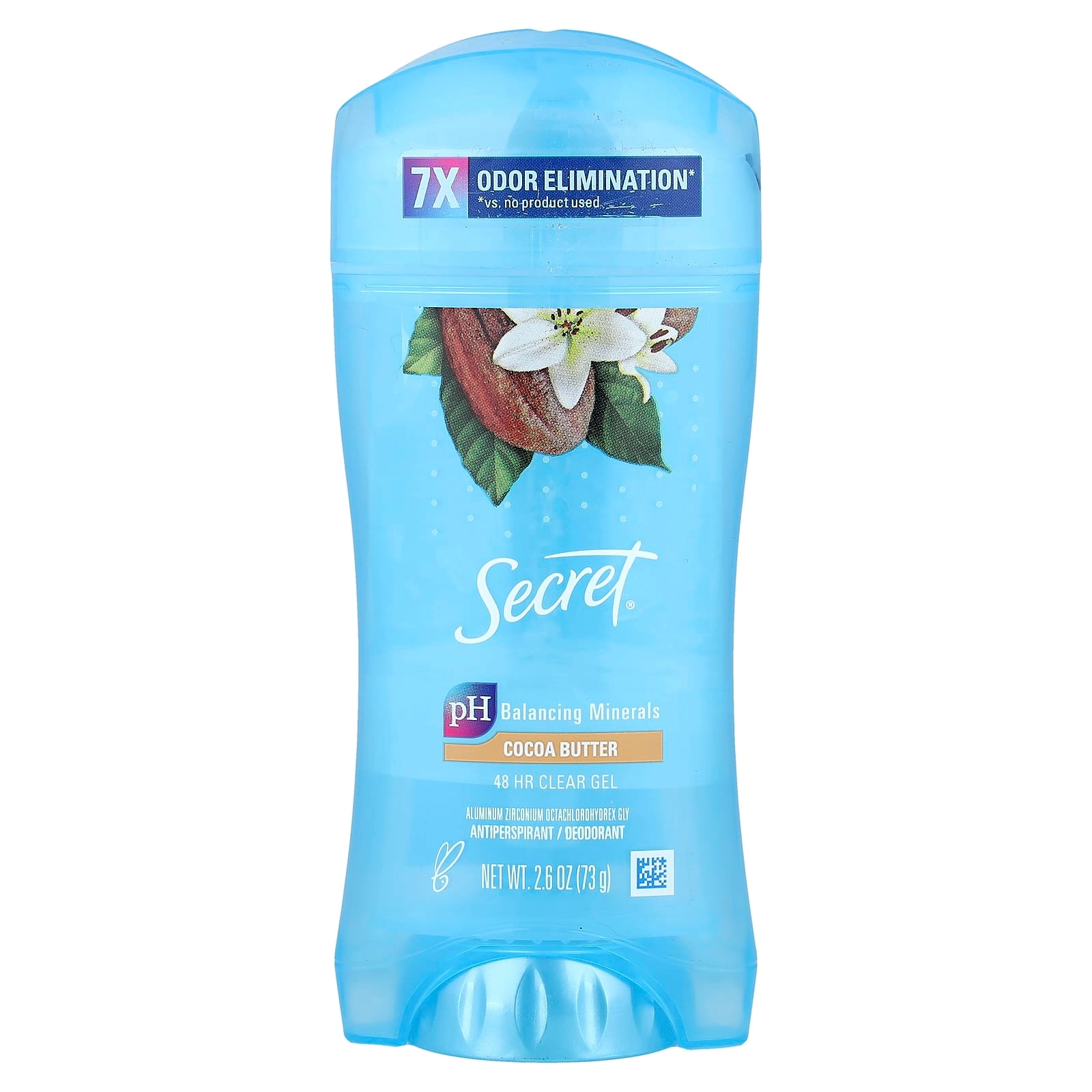 48 Hour Clear Gel Deodorant - Cocoa Butter