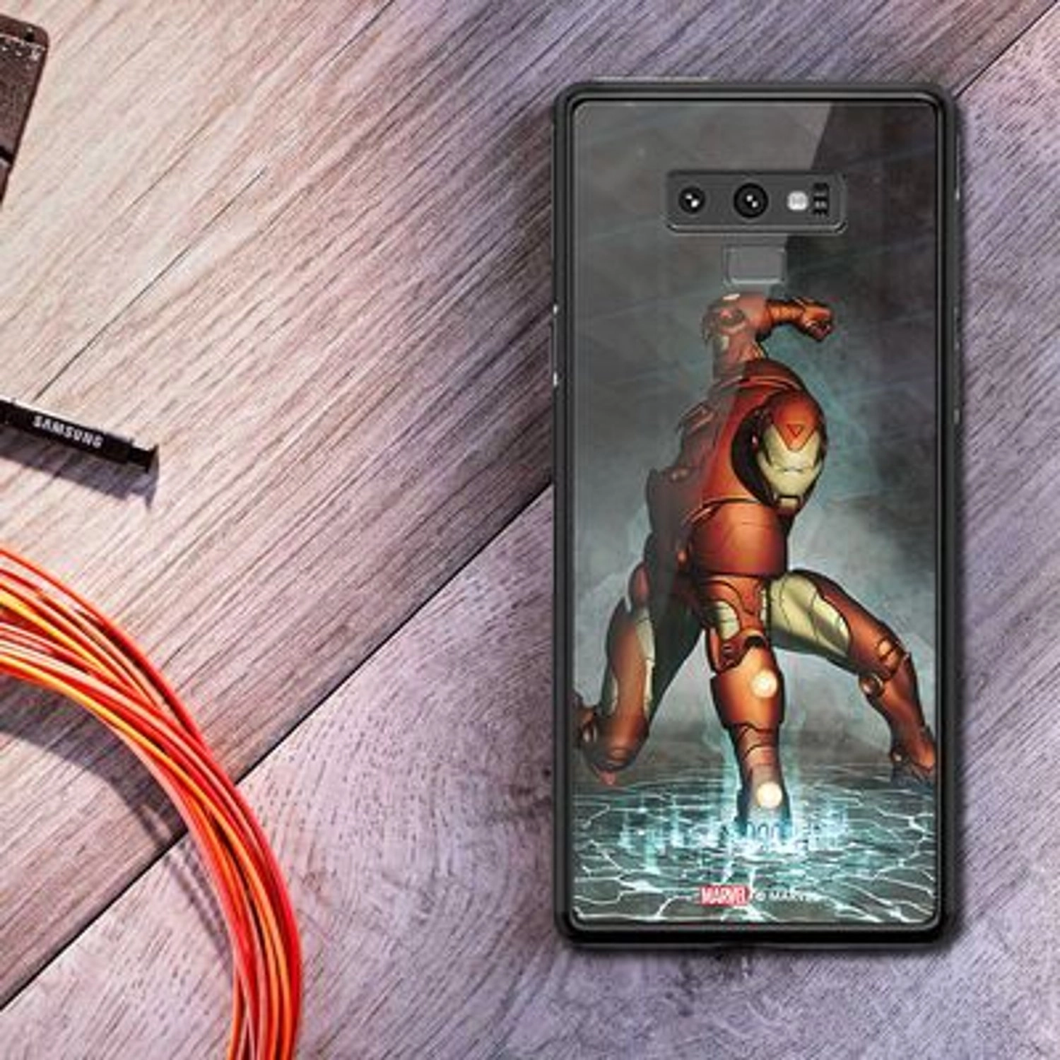 Iron Man Superhero Landing Samsung Note 9 Cover Back Case for Galaxy Note 9