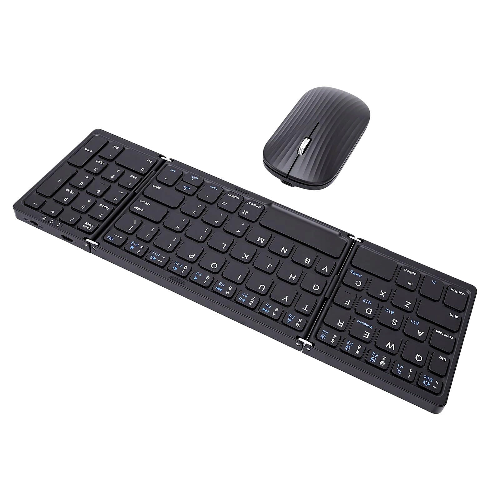 banapoy Foldable Keyboard Mouse Combo - Wireless