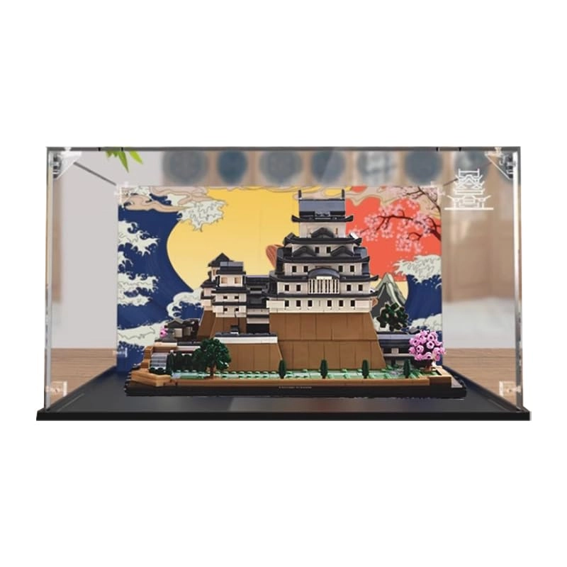 Display Case for LegoArchitecture 21060 - 40x30x30cm High Bottom