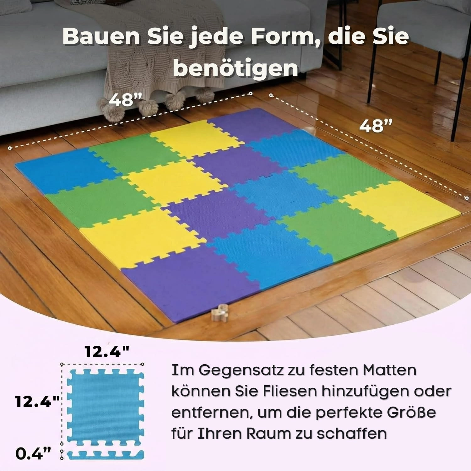 Baby Play Mat - Neutral 6-12 months