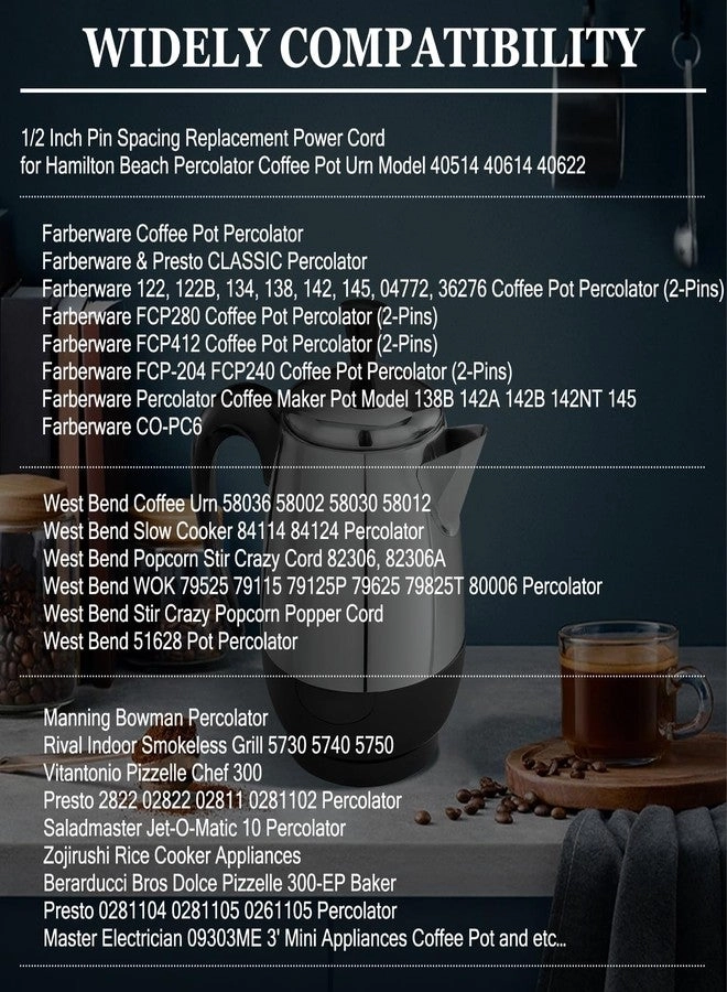 Percolator Power Cord