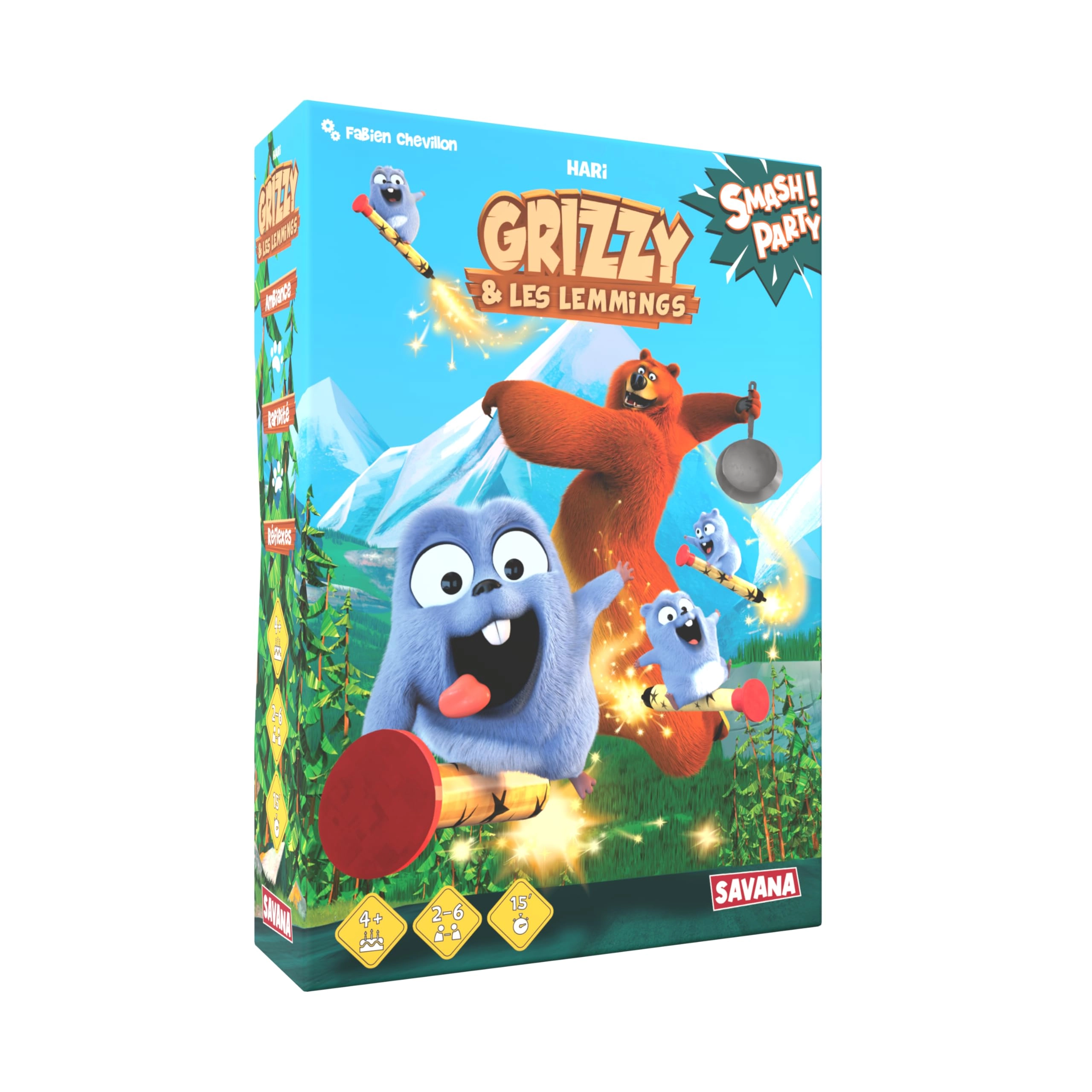 SAVANA Grizzy and The Lemmings: Smash Party (French)