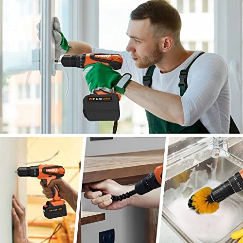 Cordless Drill - 20V 2AH + Cordless Impact Wrench