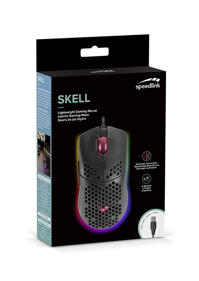 SKELL Lightweight Gaming Mouse - USB
