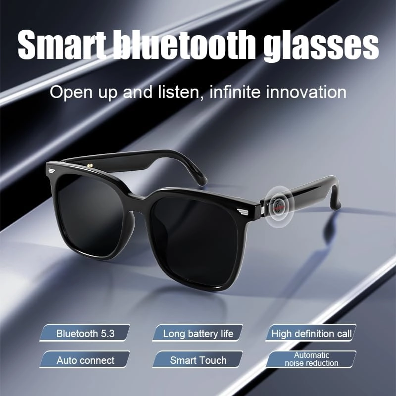 Smart Wireless Bluetooth Sunglasses - 20 Mins Quick Charge Bluetooth 5.3 UV400 Polarized