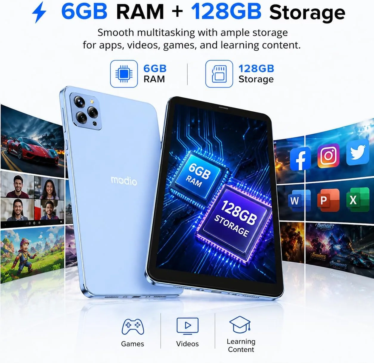 M791 Tablet 7" 5G 6GB RAM 128GB