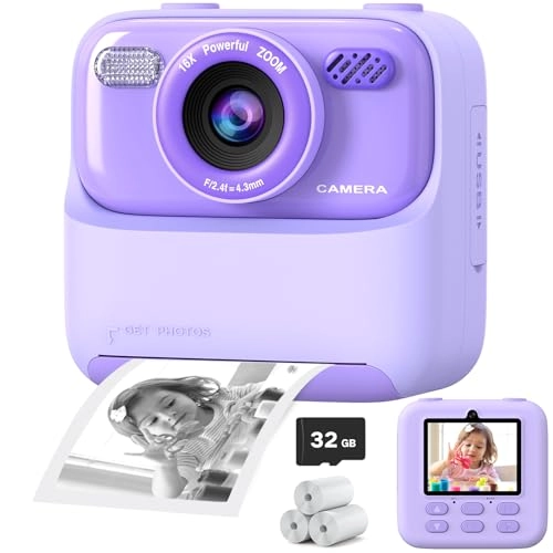 Instant Print Camera - 32GB White