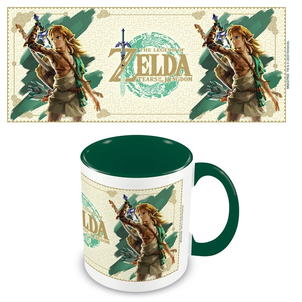 PYRAMID The Legend of Zelda Tears of The Kingdom Link Unleashed Mug - Inner Pod 315 ml