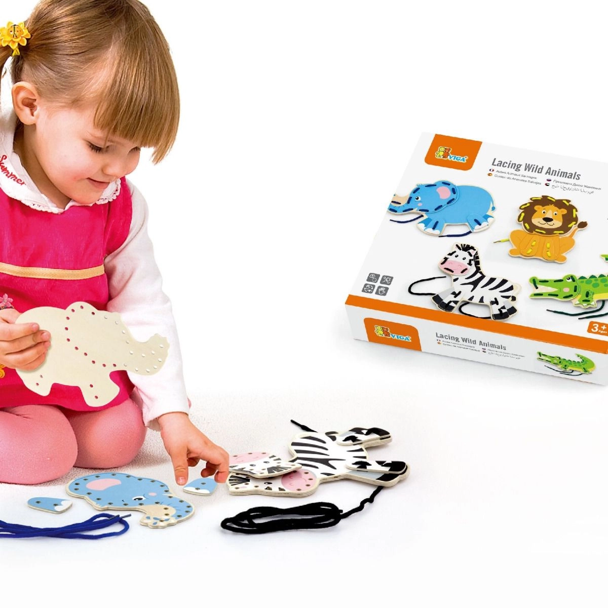 Lacing Wild Animals - 3 +