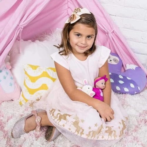 Be Bright Tots & Friends - Baby Bunny - 8.5 inches medium skintone blue eyes Ages 1+