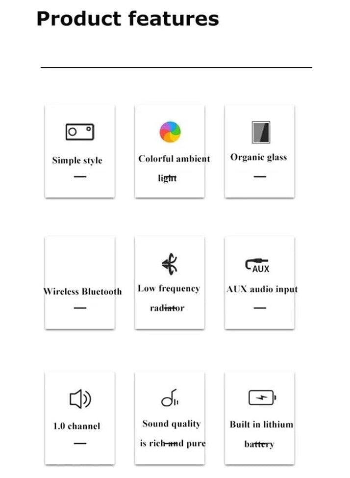 Wireless Bluetooth Speaker - 10W