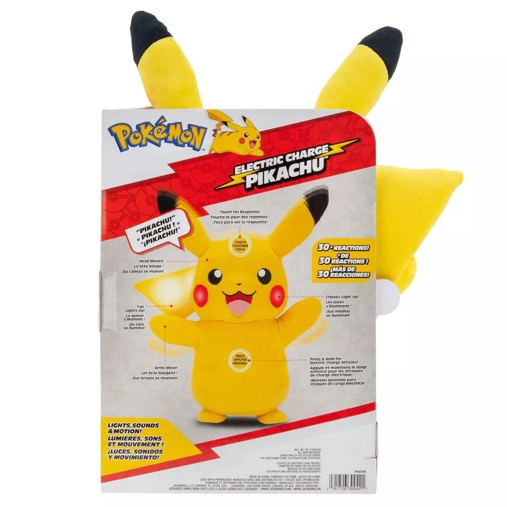 Power Action Pikachu - 10-Inch
