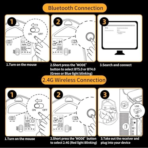 Wireless Gaming Mouse - Bluetooth