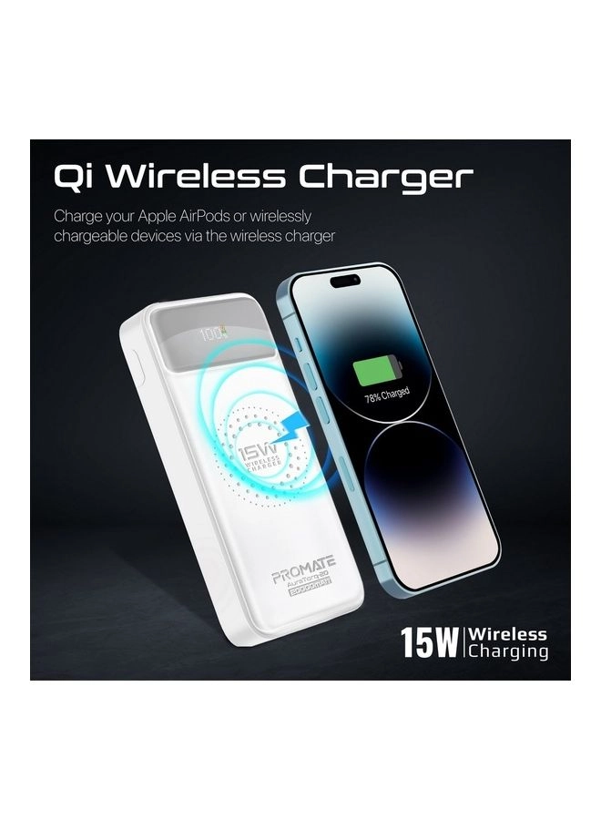 AuraTorq-20 - 20000mAh Fast Charging 15W Wireless