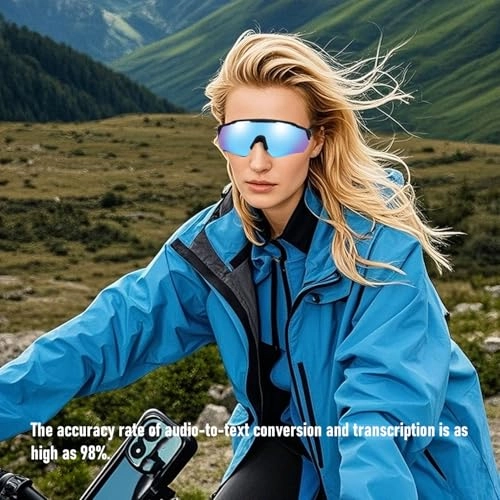 Smart Bluetooth Sunglasses - AI Real Time Translation 140 Languages Bluetooth 5.3
