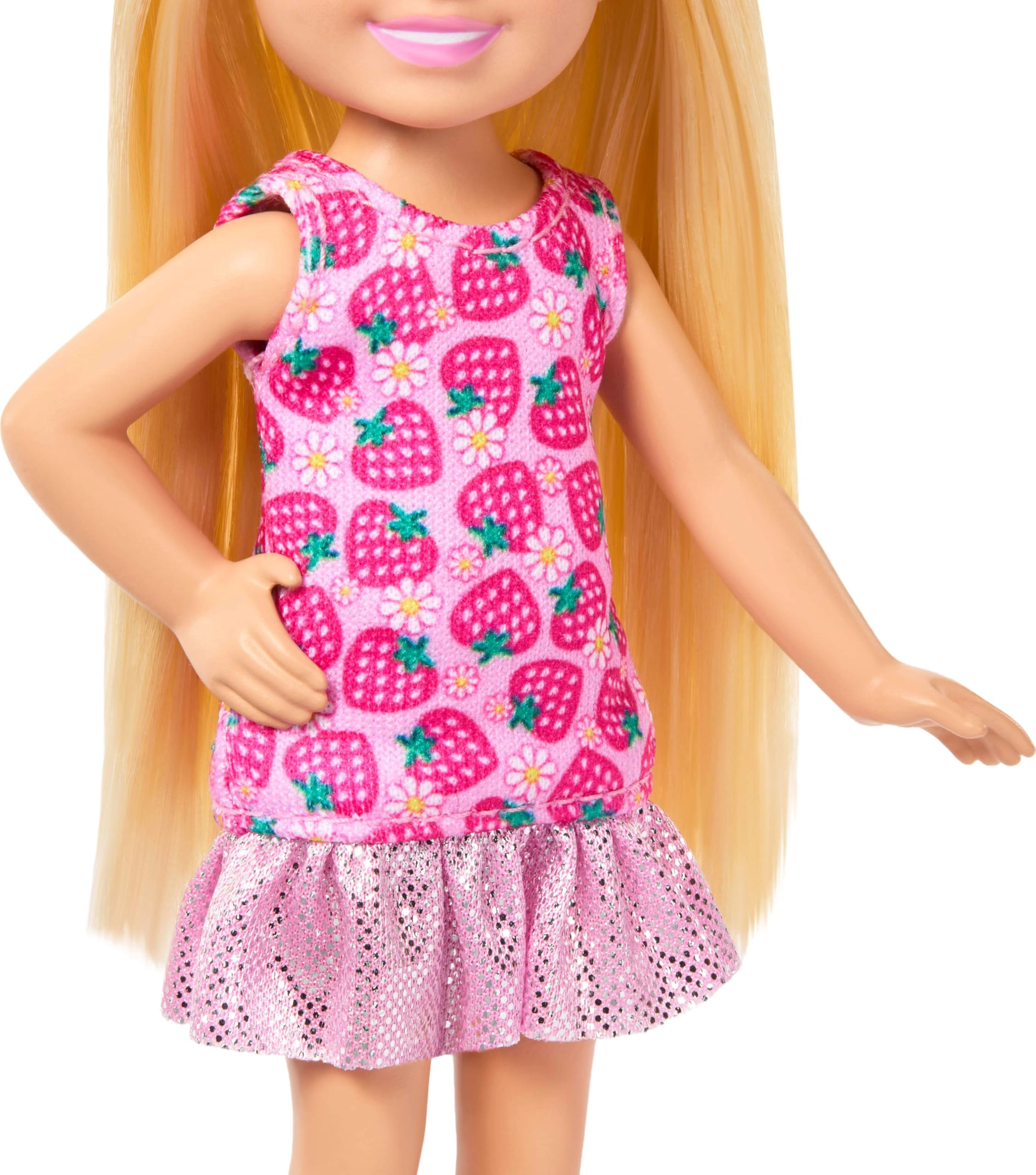 Chelsea Doll - 6 Inch Blonde Hair Strawberry Design Ages 3+