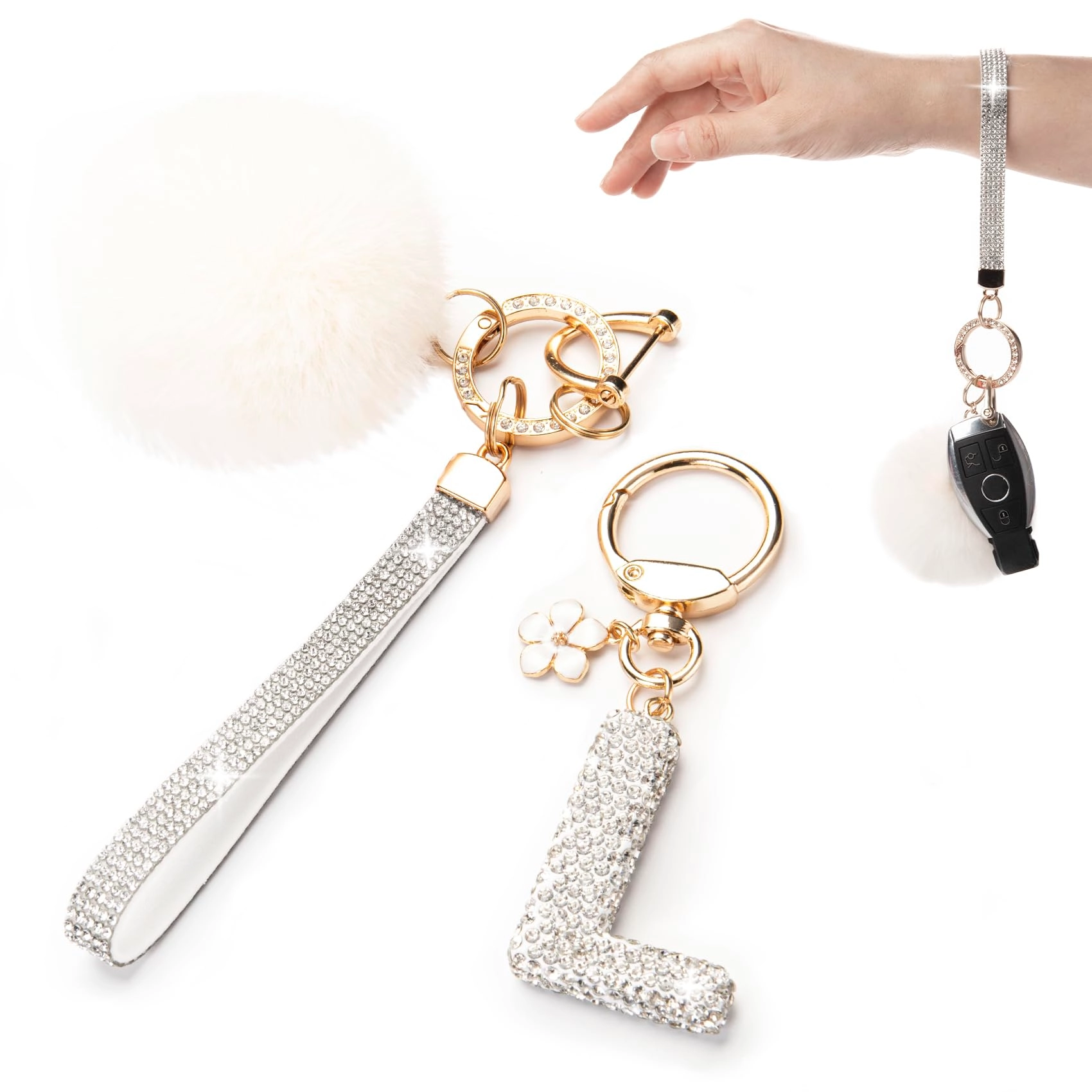 honyjoom Initial Keychain - Letter
