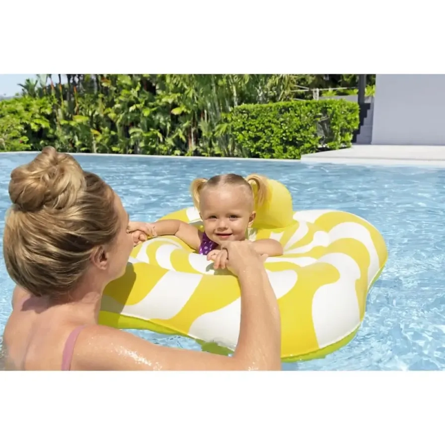 Swim Safe Float Wavy Square Ring - Multicolor L. 72 x W. 72 x H. 27 cm