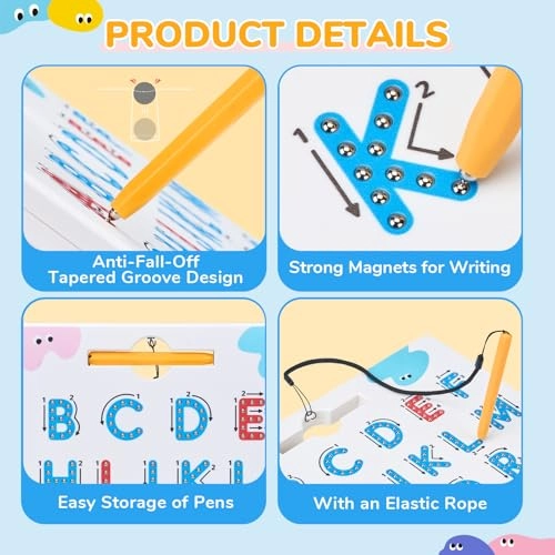 Magnetic Letter Tracing Board - 3-5 years