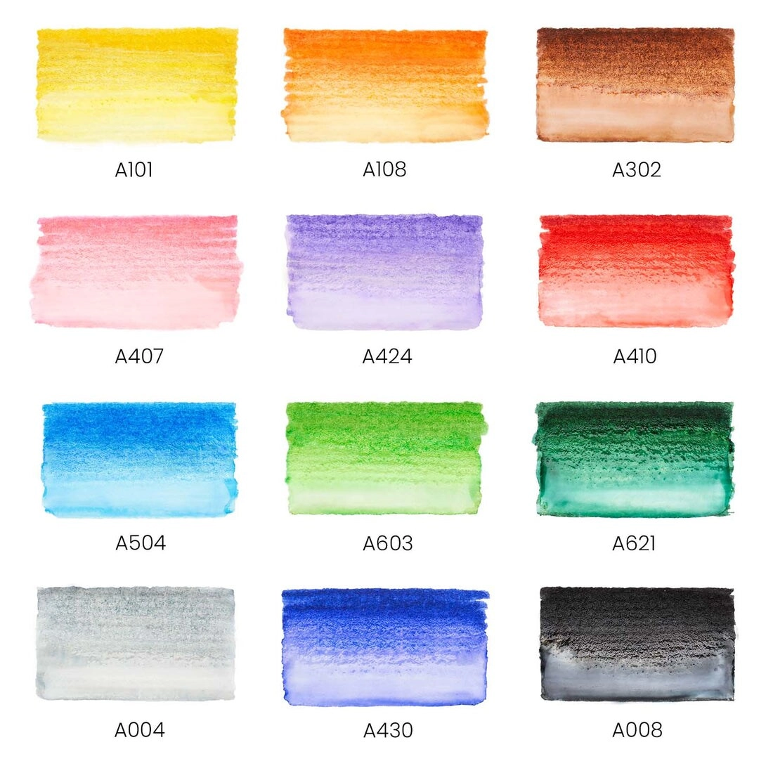 Real Brush Pens - 12 piece(s) Assorted Colors