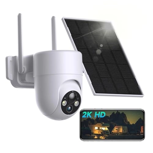 4G LTE cellular security camera 2K