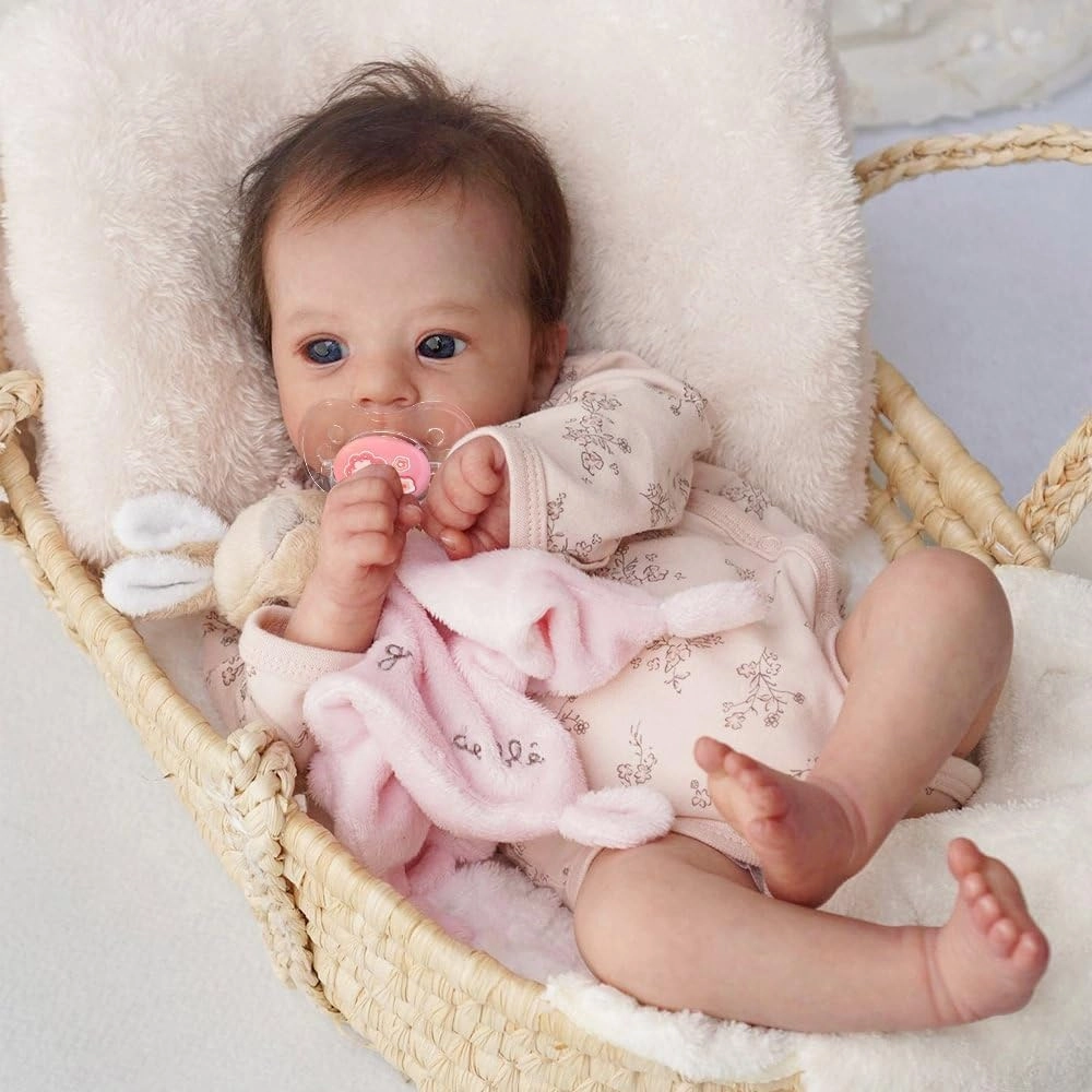 Zero Pam Felicia Reborn Baby Doll - 48 cm Silicone Ages 3+