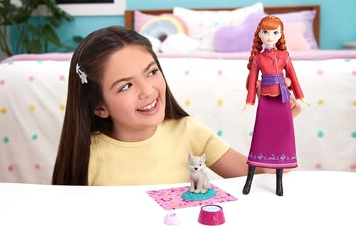 Anna Fashion Doll - 4 Accessories + Wolf Cub Figure