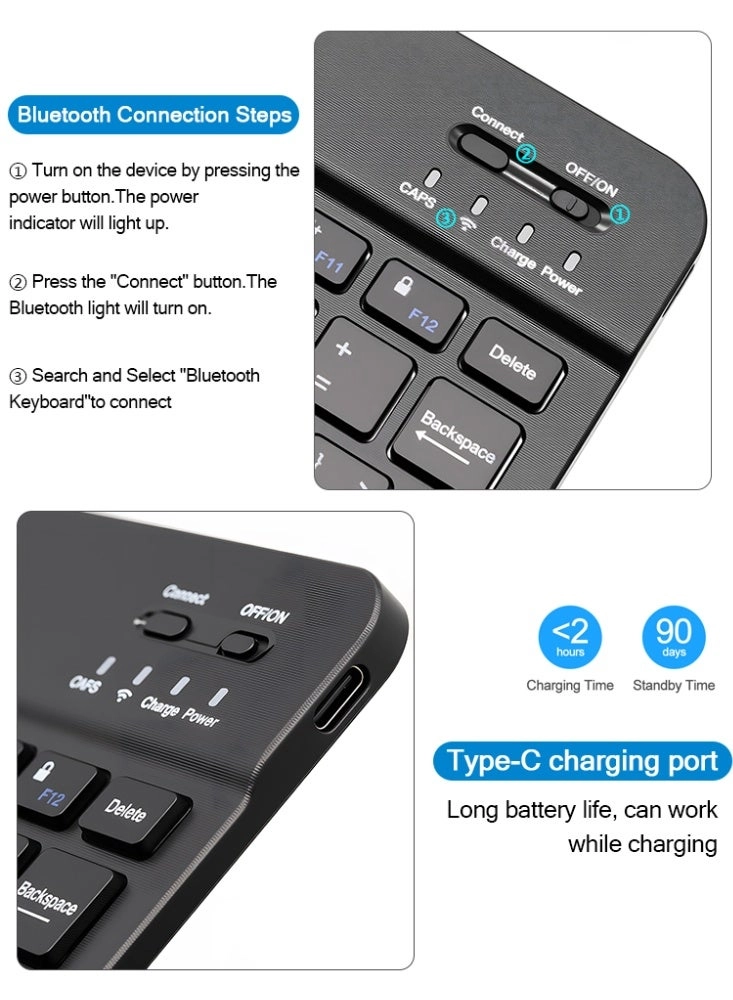 L1 Mechanical Feel Silent Keyboard - Wired/Wireless